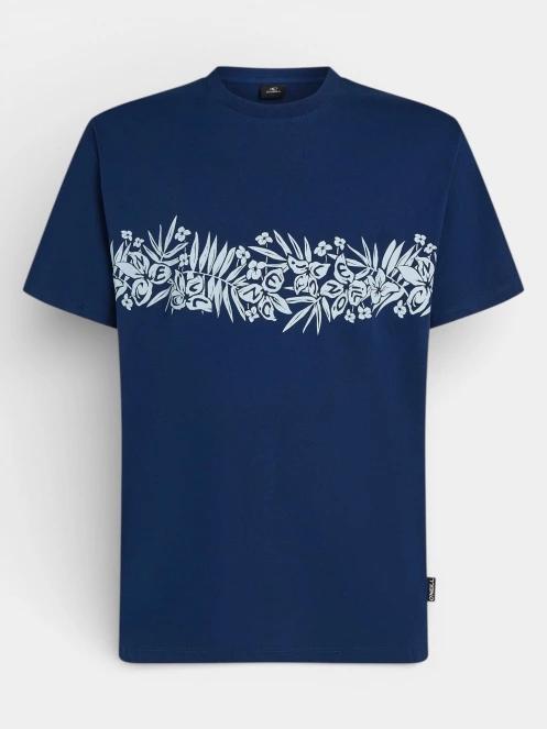 tricou cu maneci scurte pt. barbati O'Neill O'Neill Uni Flower T-Shirt albastru inchis 6