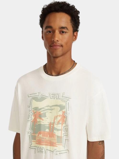 tricou cu maneci scurte pt. barbati O'Neill O'Neill Photo Front Print T-Shirt alb 5