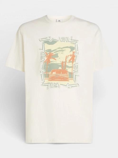 tricou cu maneci scurte pt. barbati O'Neill O'Neill Photo Front Print T-Shirt alb 6