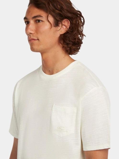 tricou cu maneci scurte pt. barbati O'Neill O'Neill Slub Chest Pocket T-Shirt alb 4