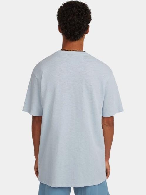 tricou cu maneci scurte pt. barbati O'Neill O'Neill Slub Chest Pocket T-Shirt albastru deschis 4