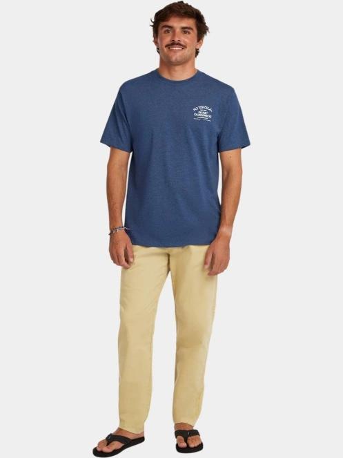 tricou cu maneci scurte pt. barbati O'Neill O'Neill Melange Chest Print T-Shirt albastru inchis 4