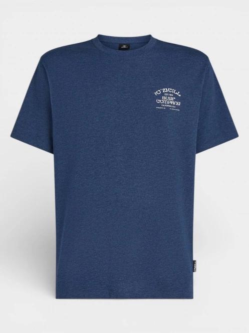 tricou cu maneci scurte pt. barbati O'Neill O'Neill Melange Chest Print T-Shirt albastru inchis 6