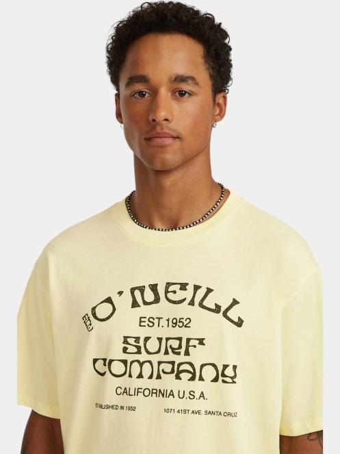 tricou cu maneci scurte pt. barbati O'Neill O'Neill Muir T-Shirt galben 5