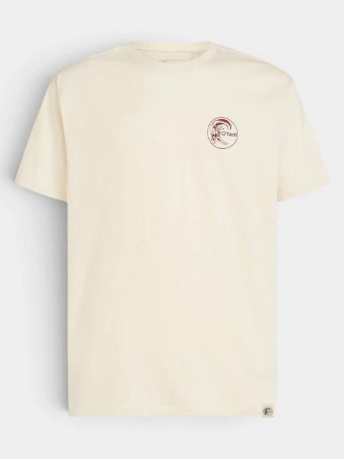 tricou cu maneci scurte pt. barbati O'Neill O'Riginals Retro Back Print T-Shirt alb 6