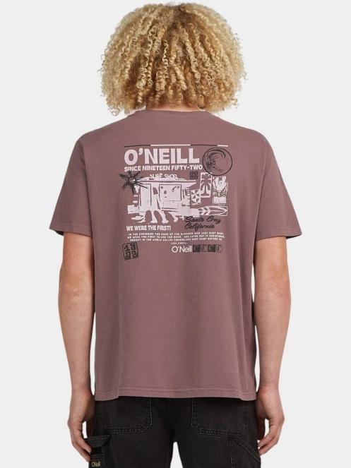 tricou cu maneci scurte pt. barbati O'Neill O'Riginals Retro Back Print T-Shirt violet 3