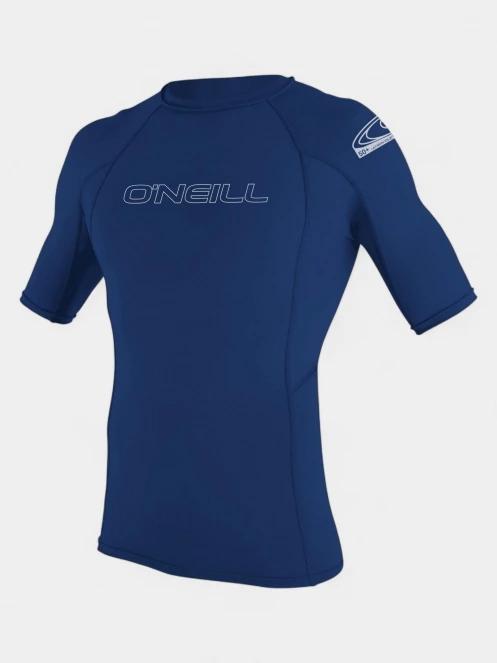 lycra cu maneci scurte pt. barbati O'Neill Basic Skins S/S Rash Guard albastru inchis 2