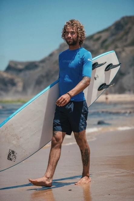 lycra cu maneci scurte pt. barbati O'Neill Basic Skins S/S Rash Guard albastru 4