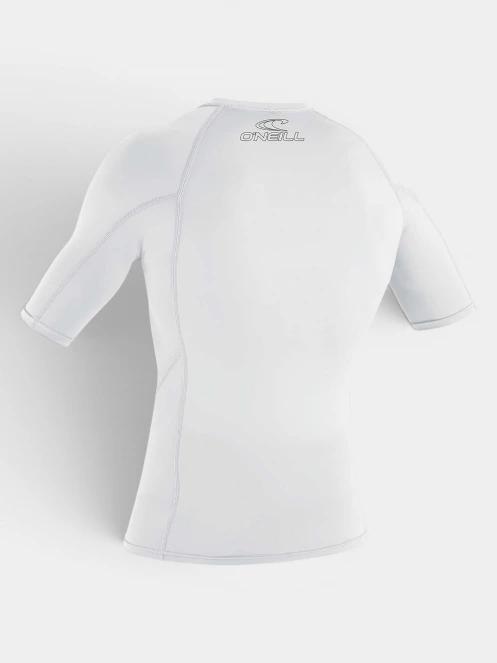 lycra cu maneci scurte pt. barbati O'Neill Basic Skins S/S Rash Guard alb 3