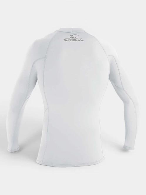 lycra cu maneci lungi pt. barbati O'Neill Basic Skins L/S Rash Guard alb 3