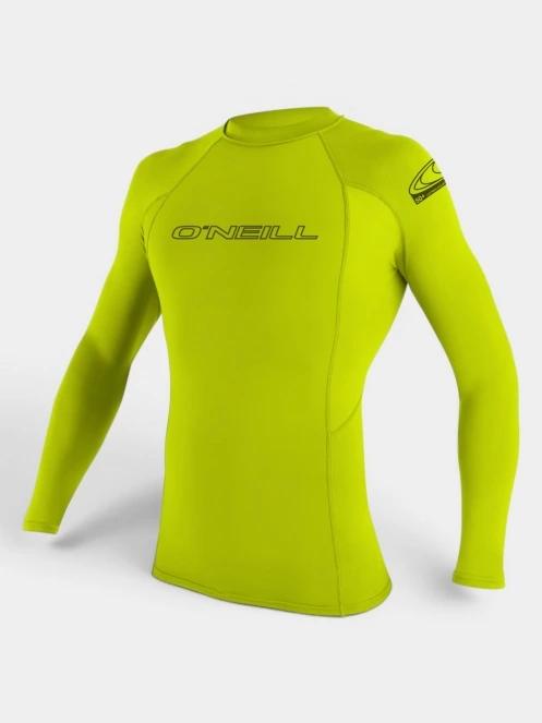 lycra cu maneci lungi pt. barbati O'Neill Basic Skins L/S Rash Guard verde 2