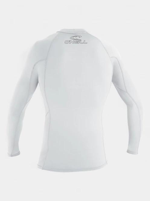lycra cu maneci lungi O'Neill Youth Basic Skins L/S Rash Guard alb 3