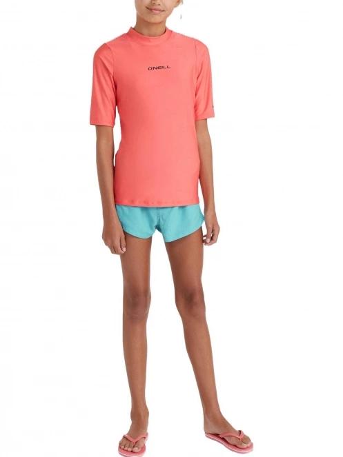 lycra cu maneci scurte O'Neill Essentials O'Neill Skins S/Slv rosu 4