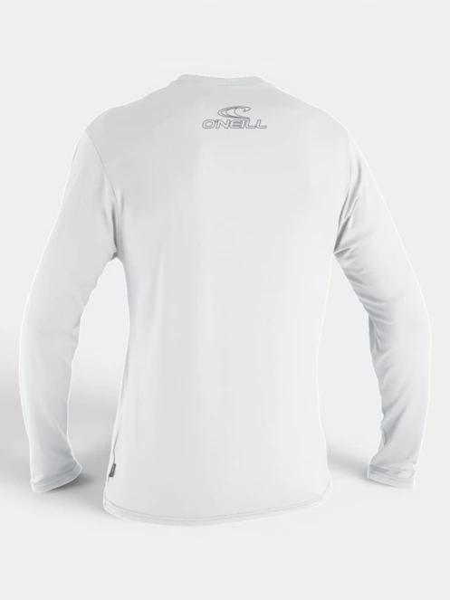 lycra cu maneci lungi pt. barbati O'Neill Basic Skins L/S Sun Shirt alb 2