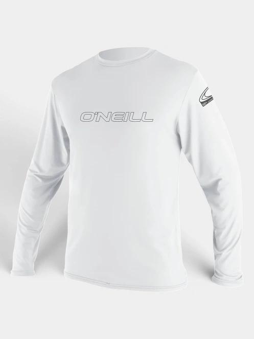 lycra cu maneci lungi pt. barbati O'Neill Basic Skins L/S Sun Shirt alb 3