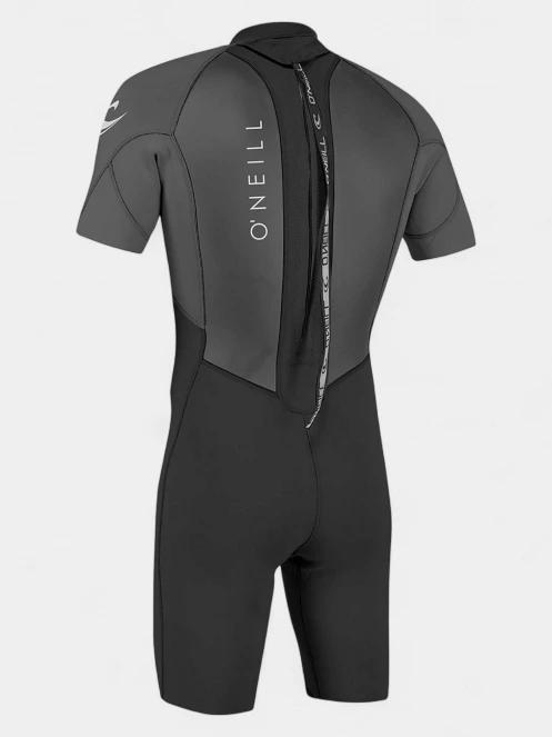 imbracaminte din neopren, cu maneci scurte pt. barbati O'Neill Reactor-2 2mm Back Zip S/S Spring negru 3