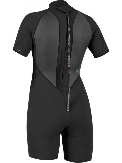 imbracaminte din neopren, cu maneci scurte pt. femei O'Neill Wms Reactor-2 2mm Back Zip S/S Spring negru 3