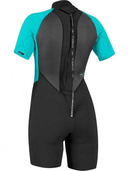 imbracaminte din neopren, cu maneci scurte pt. femei O'Neill WMS REACTOR-2 2MM BACK ZIP S/S SPRING  negru 3