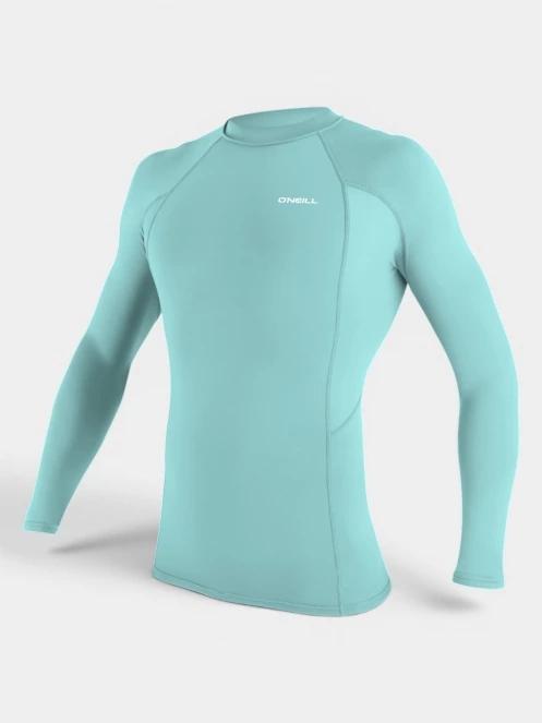 lycra cu maneci lungi pt. barbati O'Neill Basic Skins L/S Rash Guard albastru deschis 2