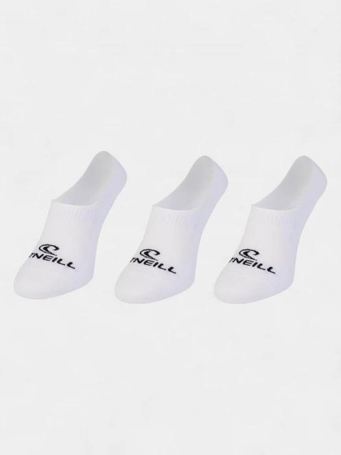 sosete discrete O'Neill Footie O'Neill 3-pack alb 2