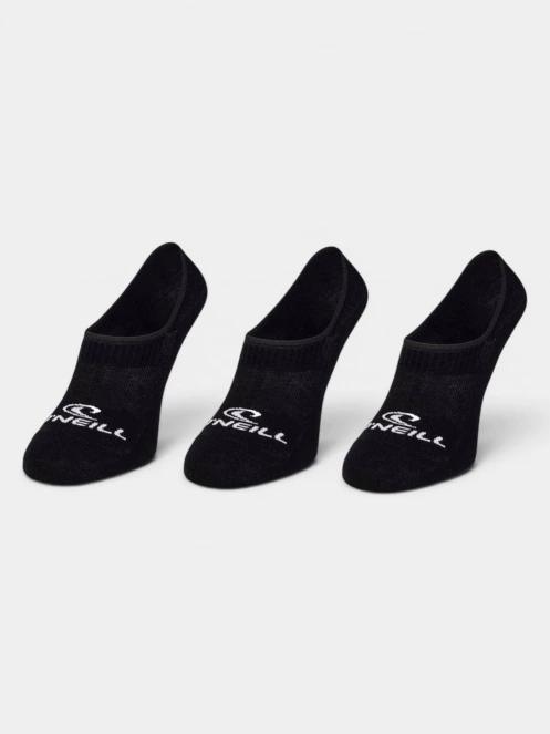 sosete discrete O'Neill O'Neill Women Men Footies 3-Pack negru 2