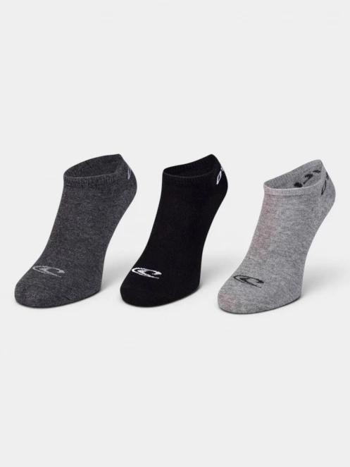 sosete sub glezna O'Neill O'Neill Women Men Sneaker Socks 3-Pack gri 2