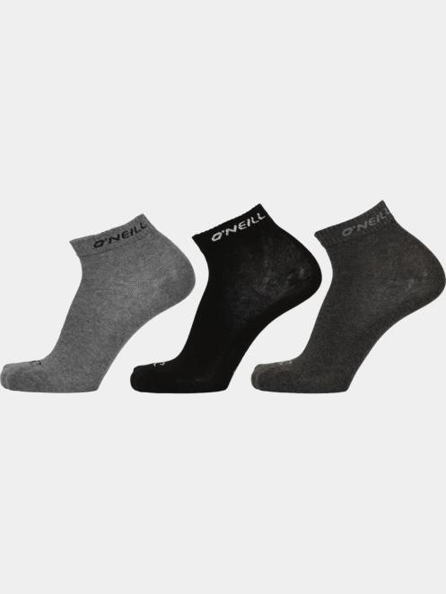 sosete sub glezna pt. barbati O'Neill Quarter O'Neill 3-pack gri 2