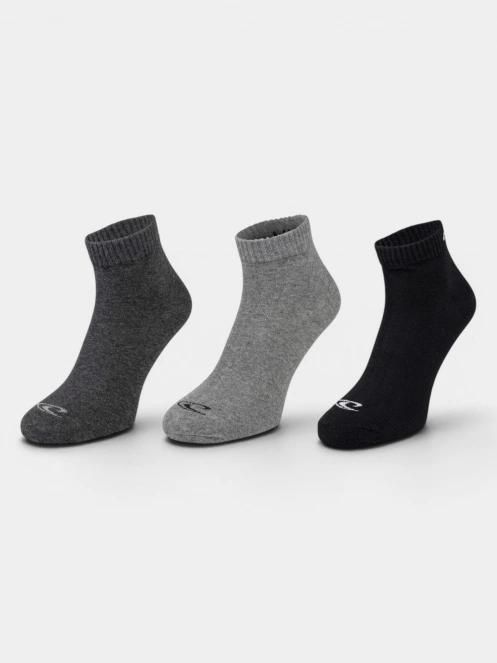 ciorapi O'Neill O'Neill Women Men Quarter Socks 3-Pack gri 2