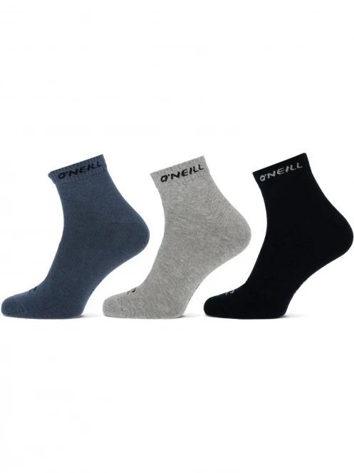 ciorapi O'Neill Quarter O'Neill 3-pack gri 2