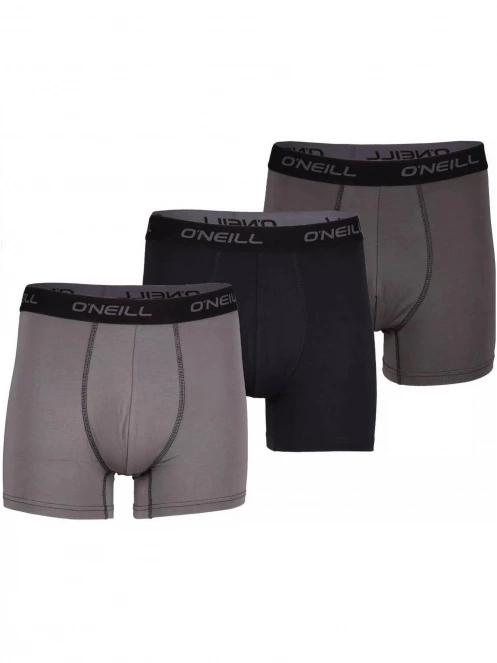 indispensabili pt. barbati O'Neill Men boxer O'Neill plain 3-pack gri 2