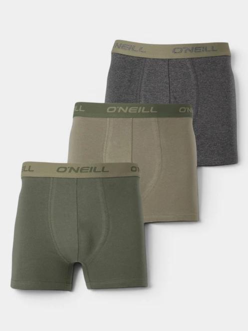 indispensabili pt. barbati O'Neill  O'Neill Men Boxershorts Uni 3-Pack verde 2