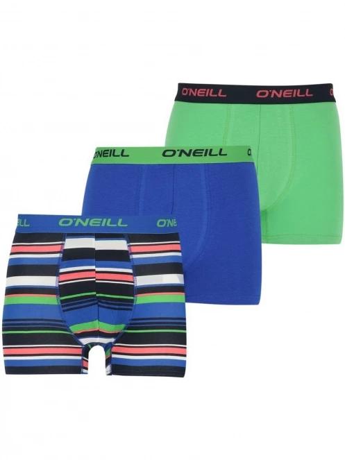 indispensabili pt. barbati O'Neill Men boxer O'Neill stripes & plain 3-pack multicolor 2