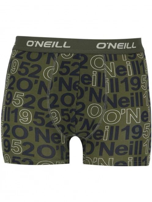 indispensabili pt. barbati O'Neill Men boxer O'Neill aop logo & plain 3-pack oliv 3