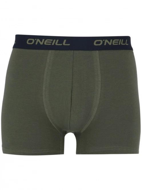 indispensabili pt. barbati O'Neill Men boxer O'Neill aop logo & plain 3-pack oliv 5