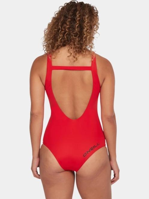 costum de baie pt. femei O'Neill Essentials O'Neill Logo Swimsuit rosu 4