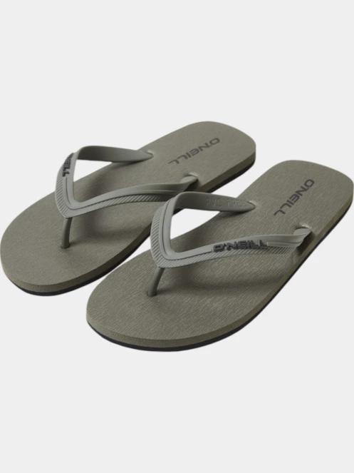 papuci flip flop pt. barbati O'Neill Profile Small Logo Sandals oliv 2
