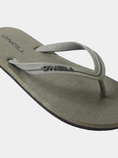 papuci flip flop pt. barbati O'Neill Profile Small Logo Sandals oliv 3