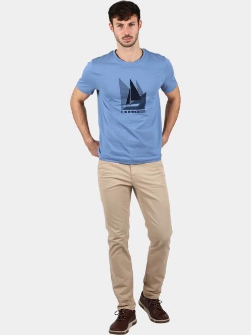 tricou cu maneci scurte pt. barbati TBS Omaritee albastru 5