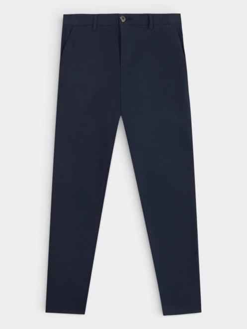 pantaloni chino pt. barbati TBS Pavlopan albastru inchis 2