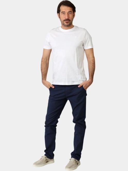pantaloni chino pt. barbati TBS Pavlopan albastru inchis 5