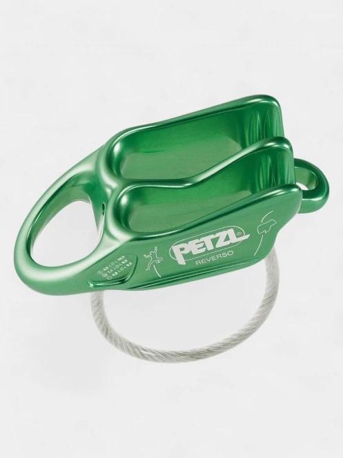 dispozitiv de fixare Petzl Reverso verde 2