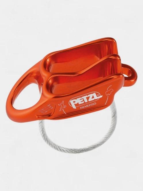 dispozitiv de fixare Petzl Reverso rosu 2