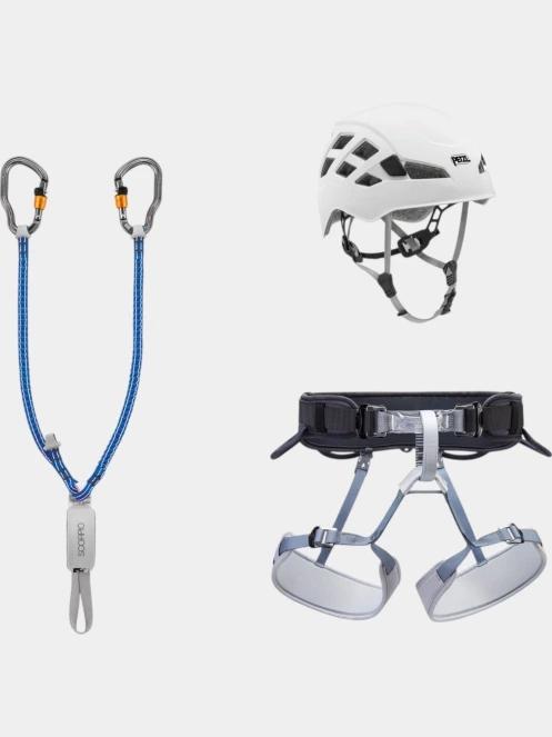 set via ferrata Petzl Via Ferrata Vertigo Kit 2 negru 2