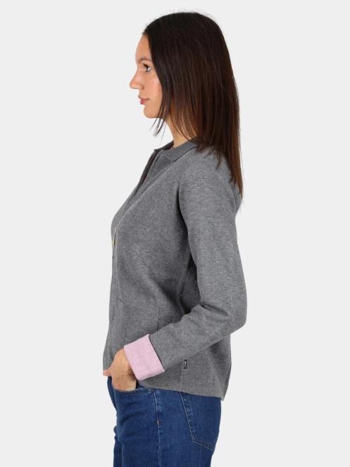 cardigan pt. femei TBS Piaragil gri 3