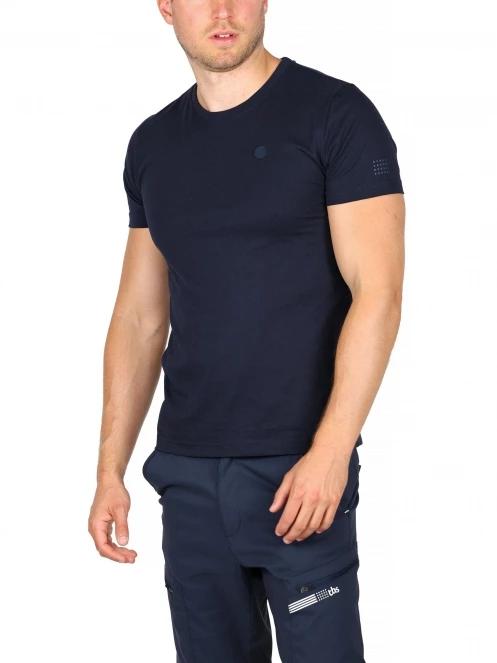 tricou cu maneci scurte pt. barbati TBS Pieretee albastru inchis 6
