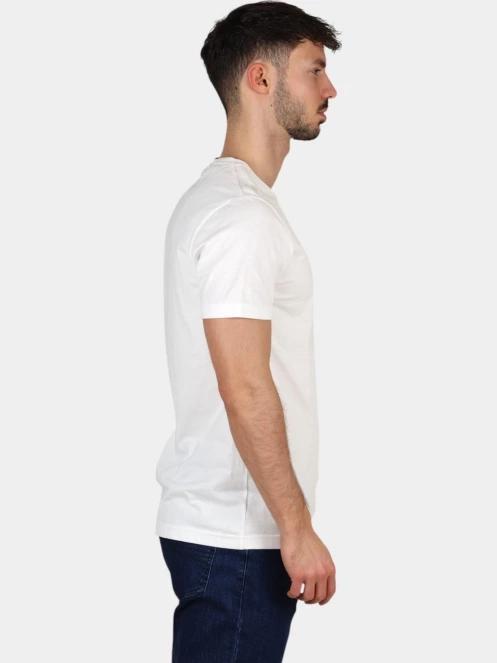 tricou cu maneci scurte pt. barbati TBS Pieretee alb 5