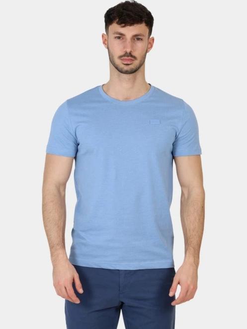 tricou cu maneci scurte pt. barbati TBS Pieretee albastru deschis 2