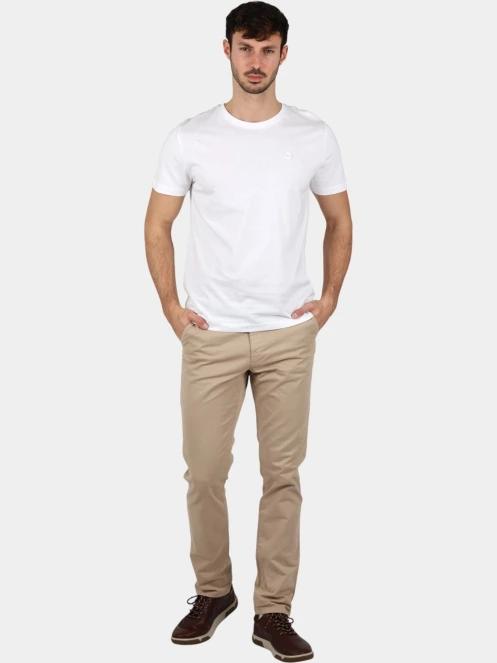 tricou cu maneci scurte pt. barbati TBS Pieretee alb 5