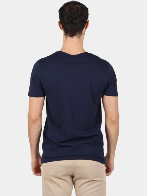 tricou cu maneci scurte pt. barbati TBS Pieretee albastru inchis 4