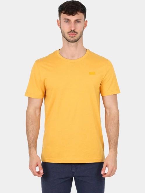 tricou cu maneci scurte pt. barbati TBS Pieretee galben 2